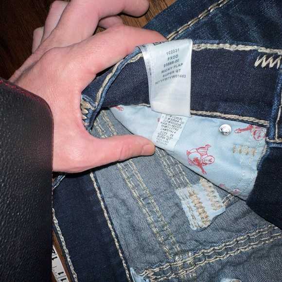 Ricky Super QT True Religion Jeans 30x34 - Picture 11 of 11